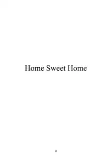 Home Sweet Home, English