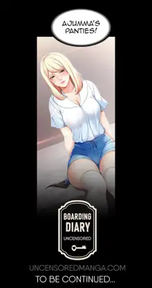 Boarding Diary Uncensored, English