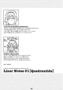 Liner Notes 01【Quadrantids】, 日本語