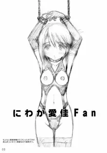 にわか愛佳Fan, 日本語