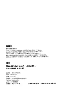 UWAZUMI vol.1 ～姉貴は見た～, 日本語