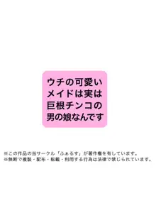 ウチの可愛いメイドは実は巨根チ○コの男の娘なんです, 日本語