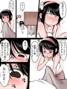 寝てる兄のチ〇コでオナる妹, 日本語