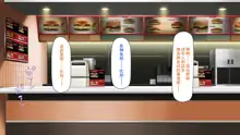 Kyonyuu Beit ni Kakomarete Yuuwaku Saretara Furin Shite mo Shouganai yo ne Burger Shop Hen, 中文