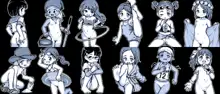 ドット絵少女 PIXEL GIRLS コレクション, 日本語