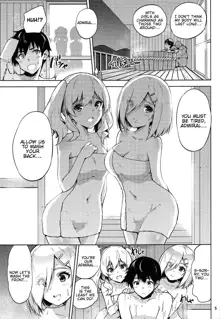 Onsen Yukata na Kashima-san to Hamakaze-san to. | Kashima and Hamakaze In Hotspring Yukatas, English