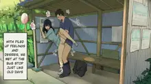 Inaka no Bus-tei nite Tougekou de Itsumo Issho ni Naru Kouhai Joshi to Amayadori  | Story About Having Sex with a Junior Girl at the Bus Stop Every Day Until Graduation Day, English