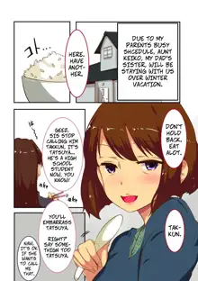 Fuyuyasumi Boku wa Oba to Kozukuri o Suru | Impregnating My Aunt Over Winter Break, English