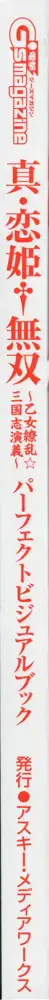 真・恋姫†無双―乙女繚乱☆三国志演義―パーフェクトビジュアルブック, 日本語