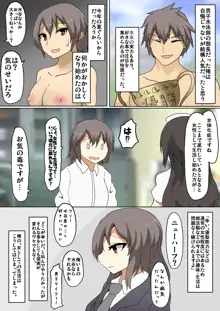 女体化症に罹った水泳部部長, 日本語