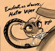 Marter viper, English