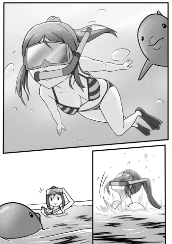 Kanan and dolphin