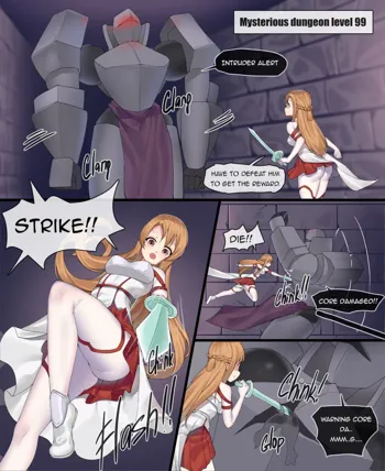 Asuna's Defeat, English