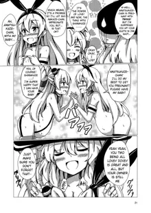 Kuubo Wo-Kyuu-chan no Shimakaze Yuri Dorei Choukyou ~Kanketsuhen~ | Standard Carrier Wo-Class Shimakaze's Yuri Slave Training ~Final Chapter~, English