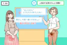 「お尻カフェ」にようこそ!, 日本語