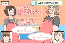 「お尻カフェ」にようこそ!, 日本語