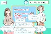 「お尻カフェ」にようこそ!, 日本語