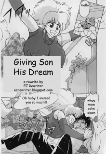 Giving Son His Dream, English