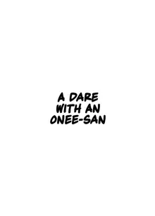 Batsu Game de Onee-san to | A Dare with an Onee-san, English