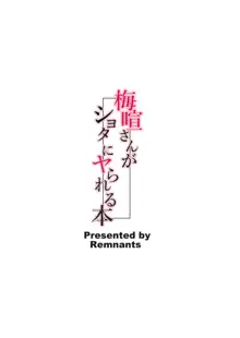 梅喧さんがショタにヤられる本, 日本語