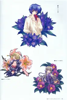 Kao no Nai Tsuki Visual Fanbook, 日本語