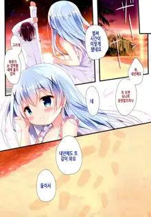 Chino-chan to Bikini to Umi to | 치노 쨩하고 비키니랑 바다랑, 한국어