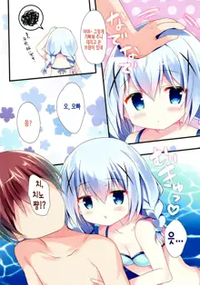 Chino-chan to Bikini to Umi to | 치노 쨩하고 비키니랑 바다랑, 한국어