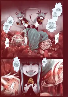 Daraku no Majo Shounen Yuusha to Tsurupeta Elf wa Ika ni Shite Majo ni Yabureta ka | Witch of Depravity: How the Young Hero and a Tiny Elf Fell Victim to a Sorceress (decensored), English