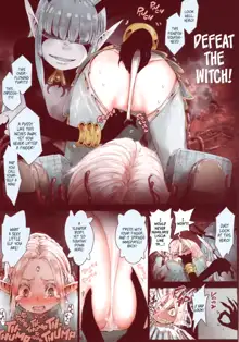 Daraku no Majo Shounen Yuusha to Tsurupeta Elf wa Ika ni Shite Majo ni Yabureta ka | Witch of Depravity: How the Young Hero and a Tiny Elf Fell Victim to a Sorceress (decensored), English