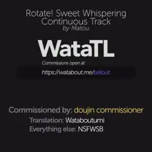 Maware! Amaki Sasayaki no Mugenkidou | Rotate! Sweet Whispering Continuous Track, English