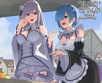 Rem to Emilia ga Jikan Teishi Sarete Okasarechau, English