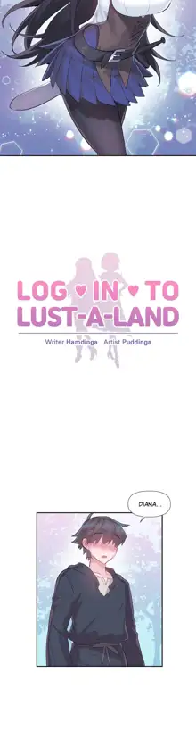 Log in to Lust-a-land, English