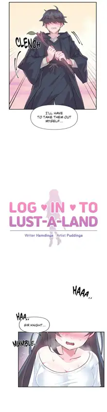 Log in to Lust-a-land, English