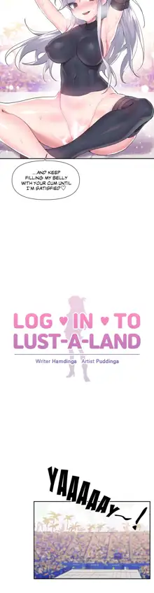 Log in to Lust-a-land, English