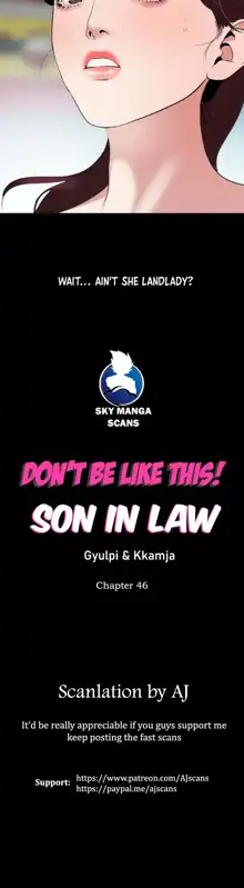 Don't be like this son-in-law, English