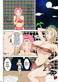 Sakura and Tsunade in Jungle with Naruto by Naruhodo, English