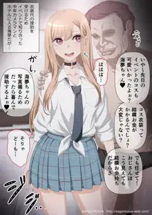 コスプレイベント後も撮られるまりんちゃん①, 日本語