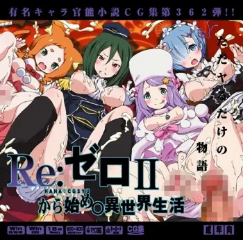 Yuumei Chara Kannou Shousetsu CG Shuu No. 362!! Re:Zero kara Hajimeru Isekai Seikatsu II HaaHaa CG Shuu, English