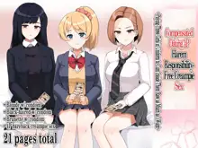 Enkou 4P Harem Musekinin Nakadashi H ~Enjoukousai de Seifuku Shoujo 3-Nin ni Nama de Nakadashi Shimakuru~, English