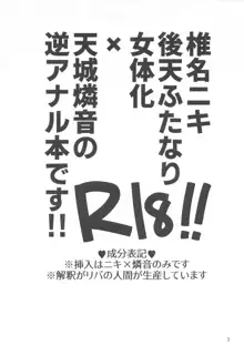 突然女体化しちゃったけどちんちんついたままだったニキ×燐音のエロ本!!, 日本語