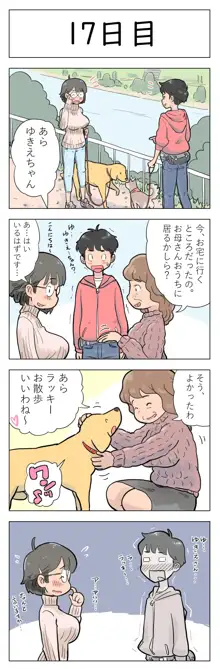 100日後に愛犬とセックスする地味巨乳メガネちゃん, 日本語