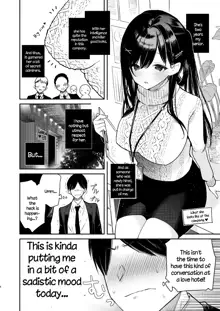 Senpai to Genkai made Sundome Ijiwaru Ecchi, English