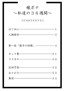 娘ボテ ～私達の36週間～ Vol.1, 日本語