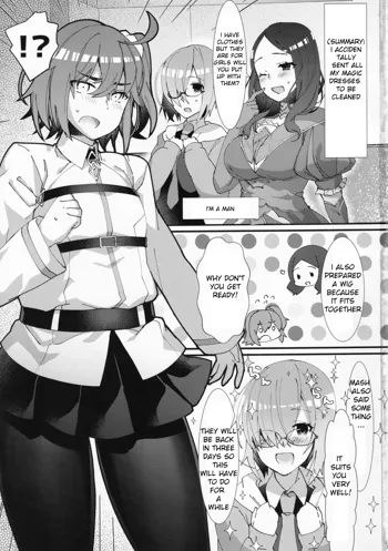 Josou Saserarete Futanari Kouhai Servant ni Onnanoko ni Sarechau Hon, English