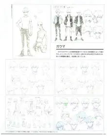 SSSS.DYNAZENON GRIDMAN UNIVERSE CHARACTER CONCEPT DESIGN, 日本語