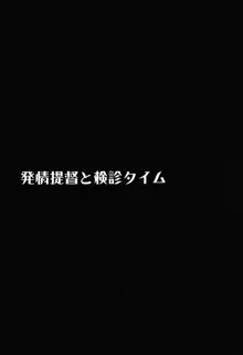 発情提督と検診タイム, 日本語