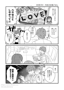 『おしかけ彼女のおままごと』の小ネタ没ネタ漫画, 日本語