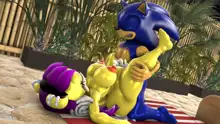 Sonic And Mina's Naughty Hot Spring Fun, 日本語