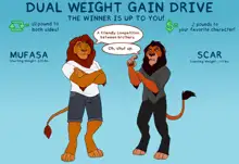 Dual WG Drive - Mufasa VS Scar, English