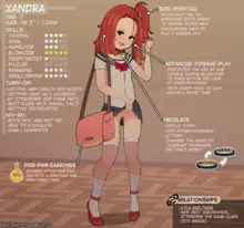 Loli Bitch Xandra, English